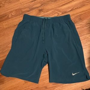 Teal Nike DRI-FIT shorts